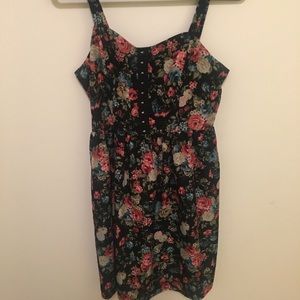 Dark Floral Dress